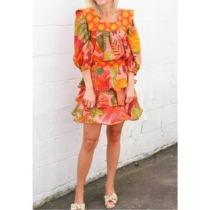 NWT / FARM Rio summer dream mini skirt